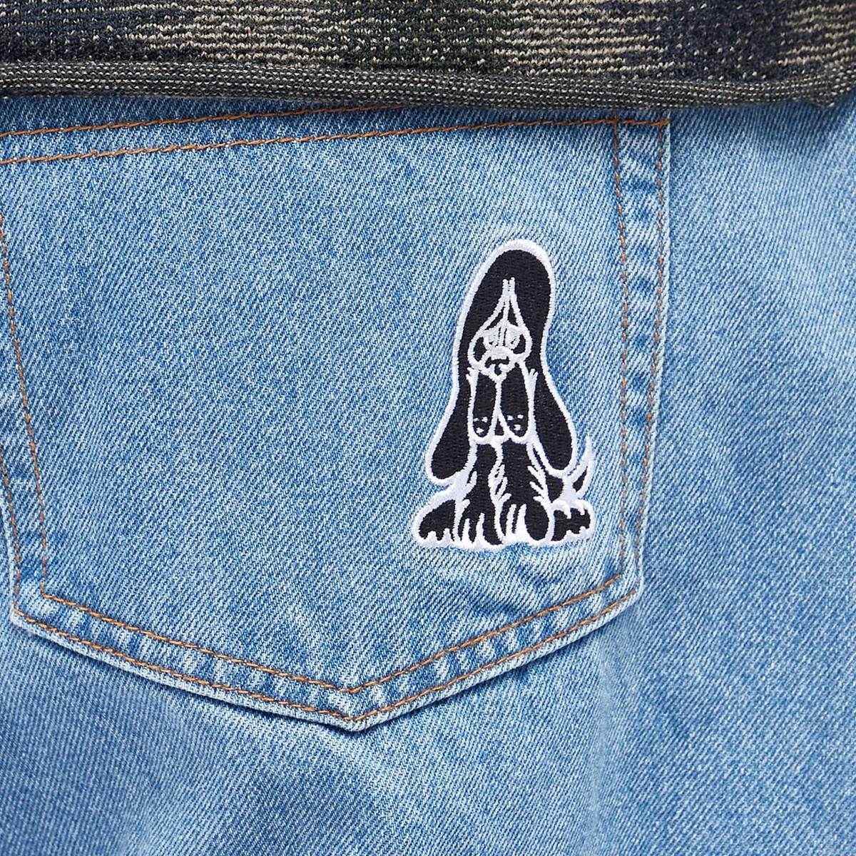 Butter Goods Men's Hound Baggy Denim Jean in Washed Indigo Butter Goods