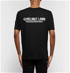 Helmut Lang - Taxi London Logo-Print Cotton-Jersey T-shirt - Men - Black