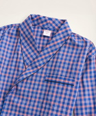 Brooks Brothers Men's Check Robe | Blue