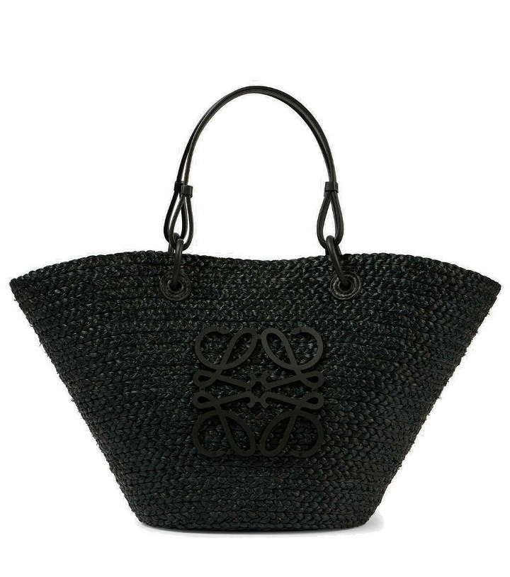 Photo: Loewe Medium Anagram raffia basket bag