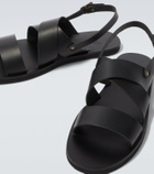 Ancient Greek Sandals Miltos leather slingback sandals