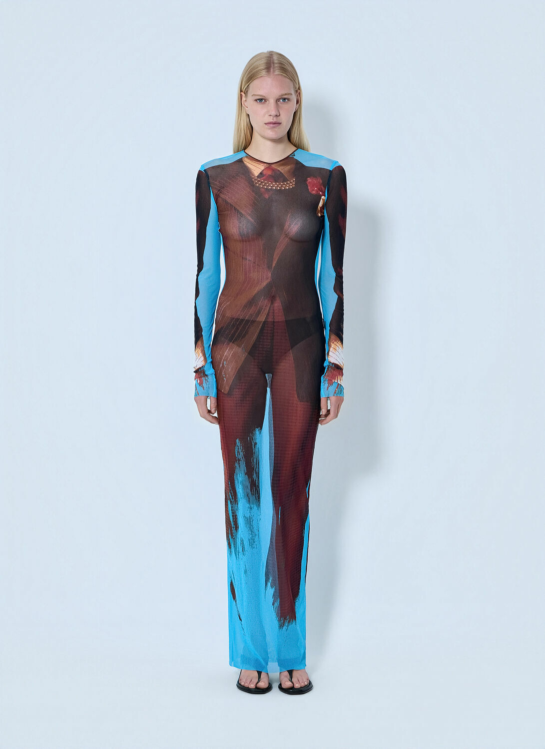 Jean Paul Gaultier Re-Edition La Robe Tennis Costume Long Dress