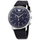 Emporio Armani Aviator Chronograph Quartz Blue Dial Mens Watch AR11105