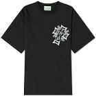 Aries Vintage Lords of Art Trip T-Shirt in Washed Black