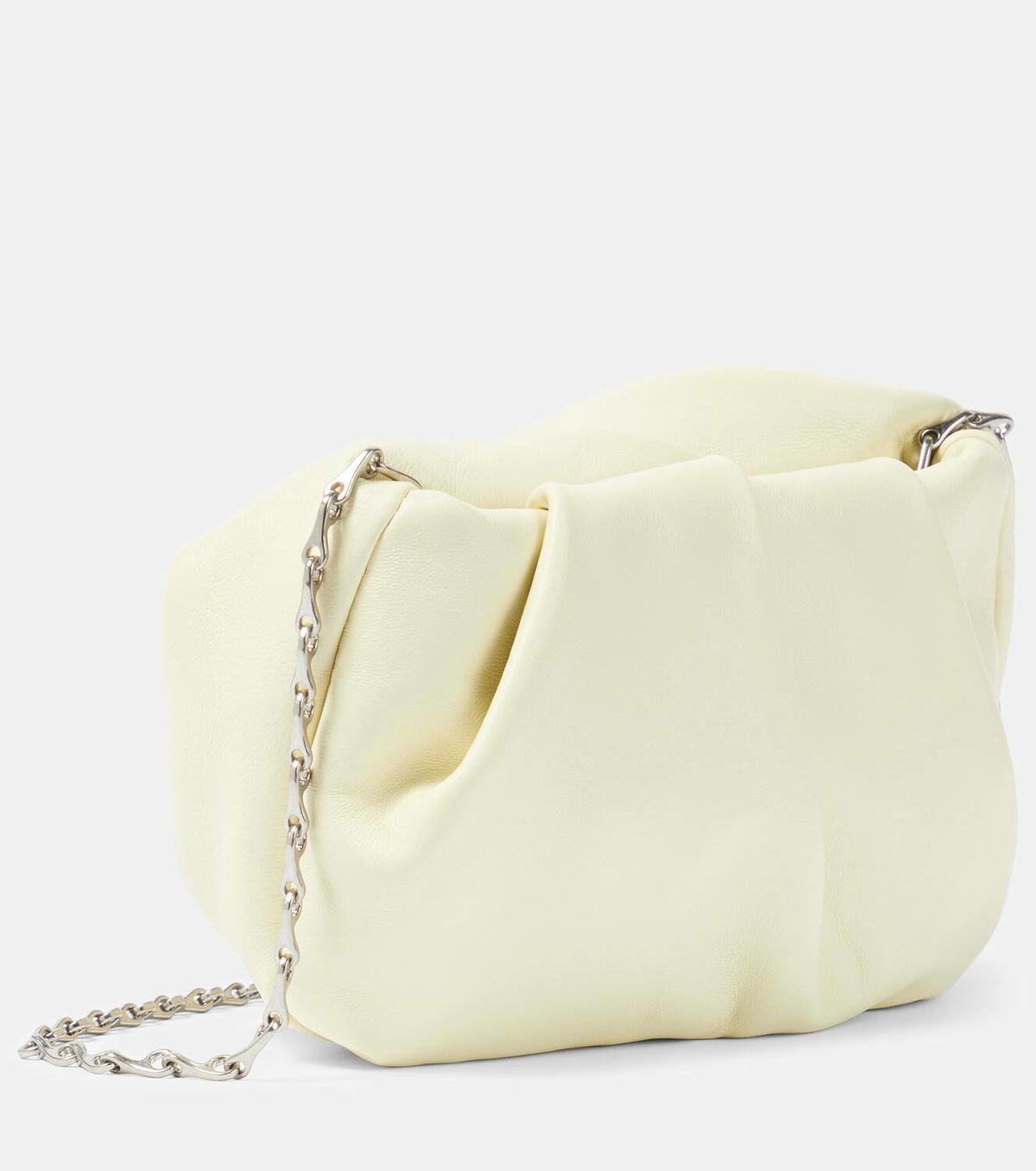 【関税&送料込】Burberry Ivory Nappa Leather Rose Clutch Burberry Ivory Nappa Leather Rose Clutch In White | ModeSens