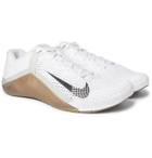 Nike Training - Metcon 6 Rubber-Trimmed Mesh Sneakers - White
