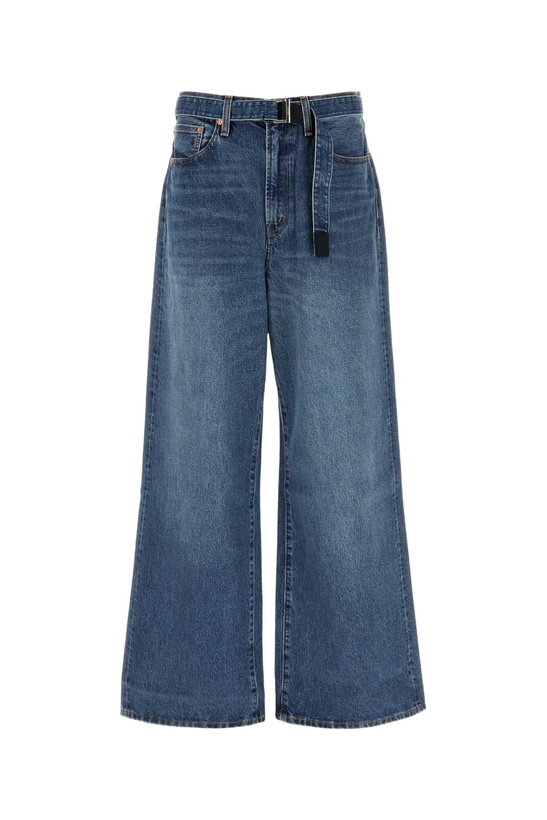Photo: Denim Sacai X Levis Wide-leg Jeans