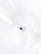 NN07 - Miyagi Camp-Collar Linen Shirt - White