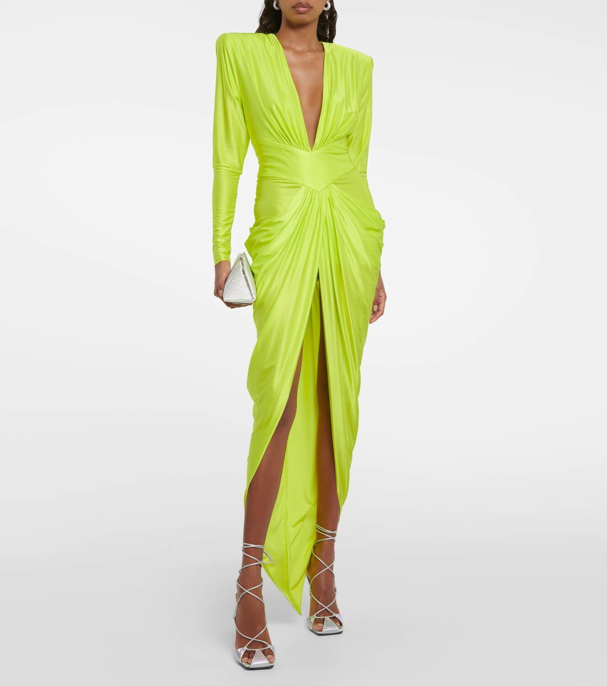 Alexandre Vauthier Draped jersey gown