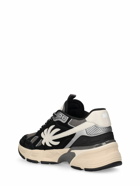 PALM ANGELS - The Palm Runner Leather Sneakers