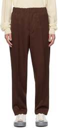 Jil Sander Brown Tapered Trousers