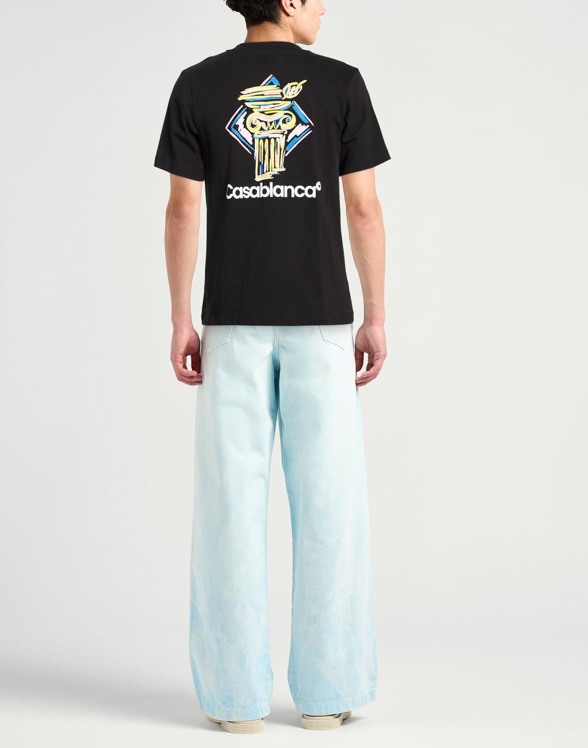 Casablanca Mens T-shirt in Black