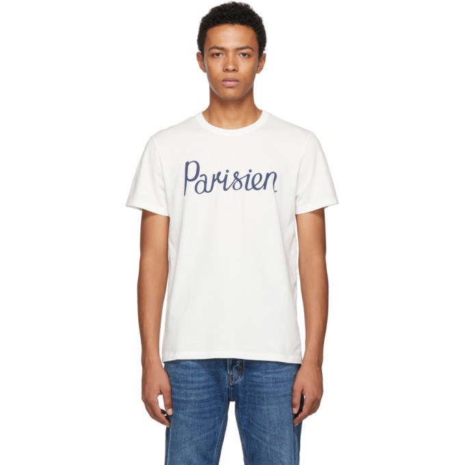 Photo: Maison Kitsune White Parisien T-Shirt