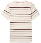 Folk - Striped Cotton-Jersey T-Shirt - Men - Ecru