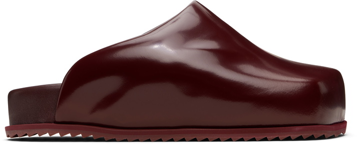 Photo: YUME YUME Burgundy Truck Slide Loafers