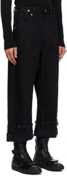 Marina Yee Black Oversized Jeans