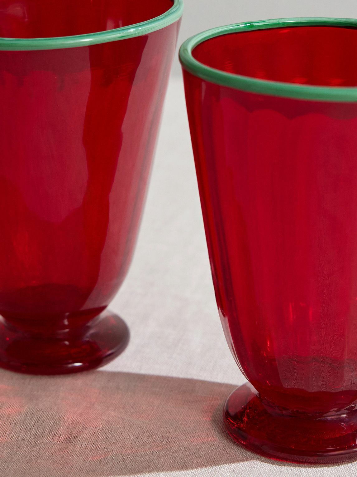 La DoubleJ - Rainbow Set of Two Murano Glasses