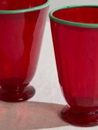 La DoubleJ - Rainbow Set of Two Murano Glasses