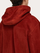 Ferragamo Mens Suede blouson in Red