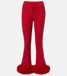 Balenciaga Low-rise cotton capri pants