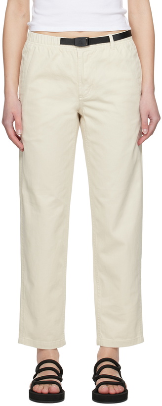 Photo: Gramicci Beige Belted Trousers