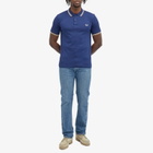 Fred Perry Men's Twin Tipped Polo Shirt in French Navy/Ice Cream