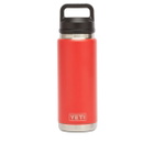 YETI 26oz Rambler Bottle in Rescue Red 