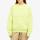 Sunnei Women's Panels Classic Crew Sweat in Limeade