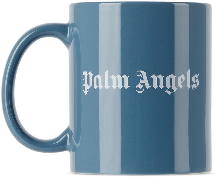 Photo: Palm Angels Blue Classic Logo Cup