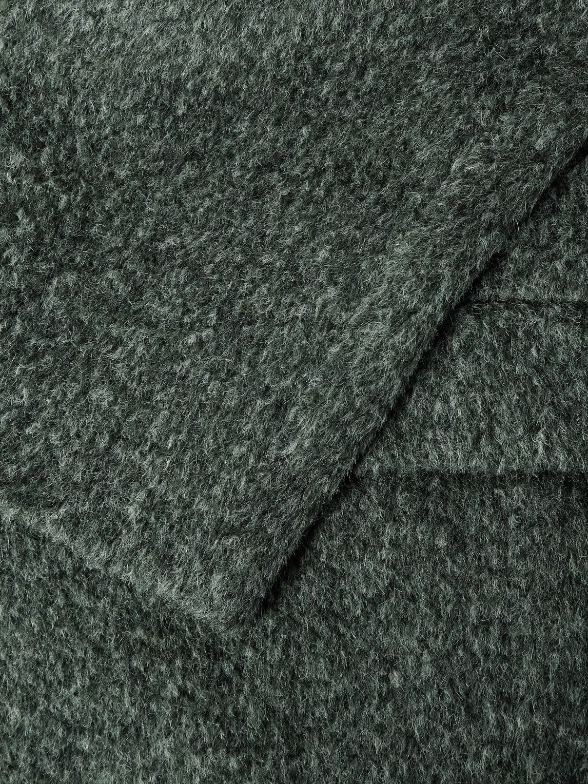 Séfr - Argento Brushed-Knit Blazer - Black
