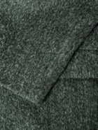 Séfr - Argento Brushed-Knit Blazer - Black
