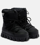 Prada Re-Nylon gabardine snow boots