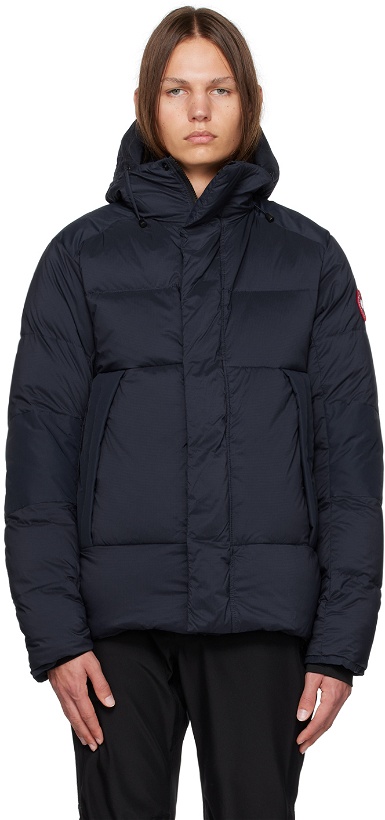 Photo: Canada Goose Navy Armstrong Hoody Down Jacket