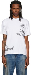 AAPE by A Bathing Ape White Basic T-shirt