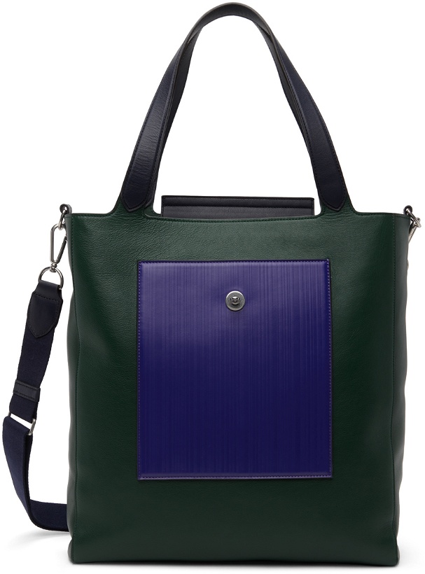Photo: Paul Smith Green & Blue Mulberry Edition Antony Tote