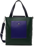 Paul Smith Green & Blue Mulberry Edition Antony Tote