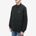 Fred Perry Men's Oxford Shirt in Night Green