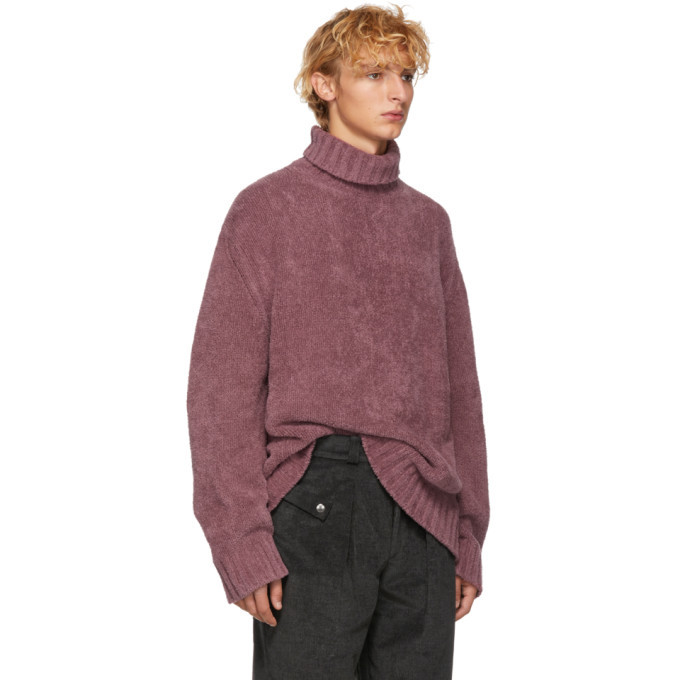 Mackintosh 0003 Purple Chenille Turtleneck Mackintosh