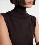 Sportmax Vertigo knitted virgin wool top