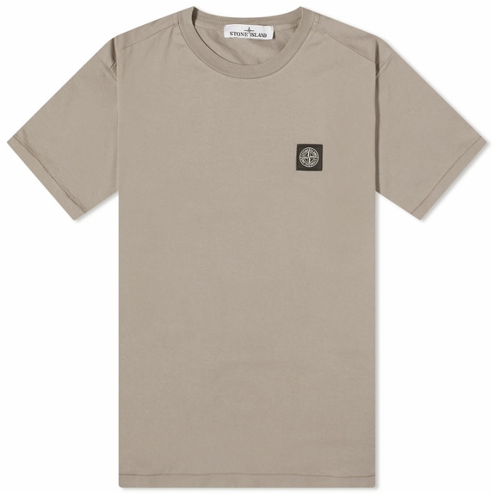Photo: Stone Island Men's Patch T-Shirt in Dove Grey