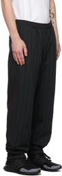 adidas Originals Black & Green Tyshawn Lounge Pants