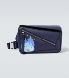 Loewe x Howl's Moving Castle Calcifer Puzzle Small leather belt bag