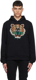 Kenzo Black Organic Cotton Hoodie