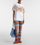 Etro Printed cotton jersey T-shirt
