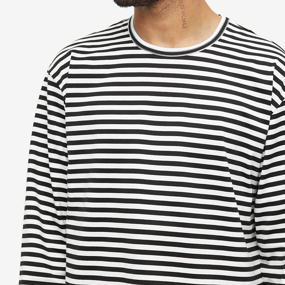Junya Watanabe MAN Men's Long Sleeve Stripe T-Shirt in White