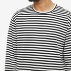 Junya Watanabe MAN Men's Long Sleeve Stripe T-Shirt in White/Black