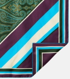 Alémais Joni printed silk twill scarf