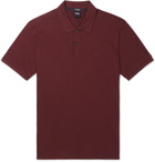 Hugo Boss - Pallas Cotton-Piqué Polo Shirt - Burgundy