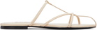 Jil Sander Off-White Cage Flat Sandals