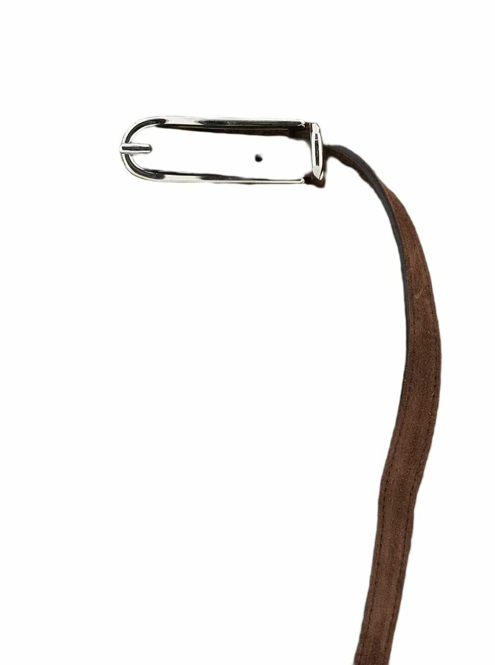 Little Liffner belted Bucket Brown Shoulder Bag With Belt On The Front In Suede Woman